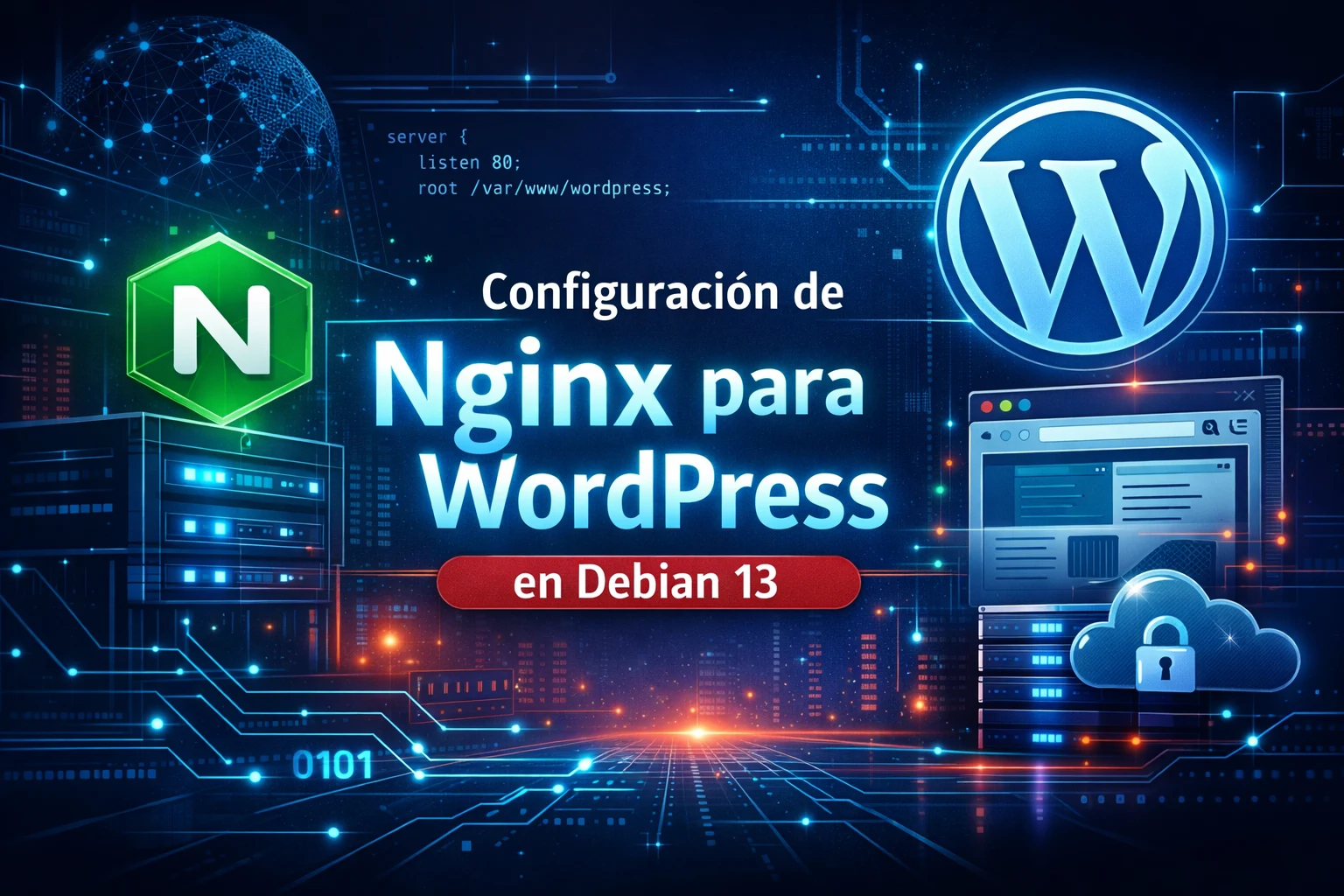 Guía práctica: Configurar Nginx para WordPress en Debian 13 (Trixie ...